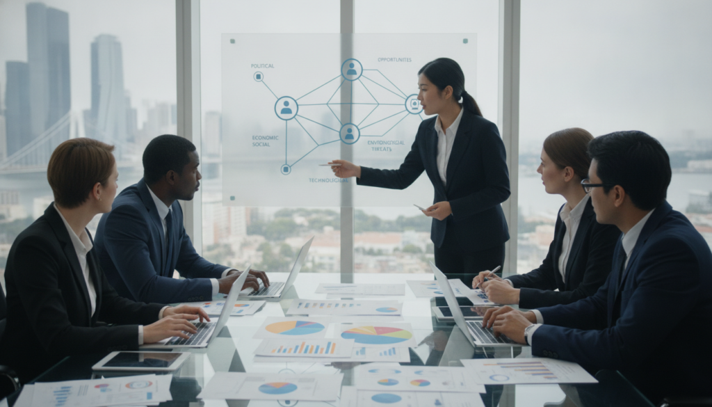 découvrez comment appliquer la méthode pestel pour identifier les opportunités et menaces dans l'environnement de votre entreprise et améliorer votre stratégie.