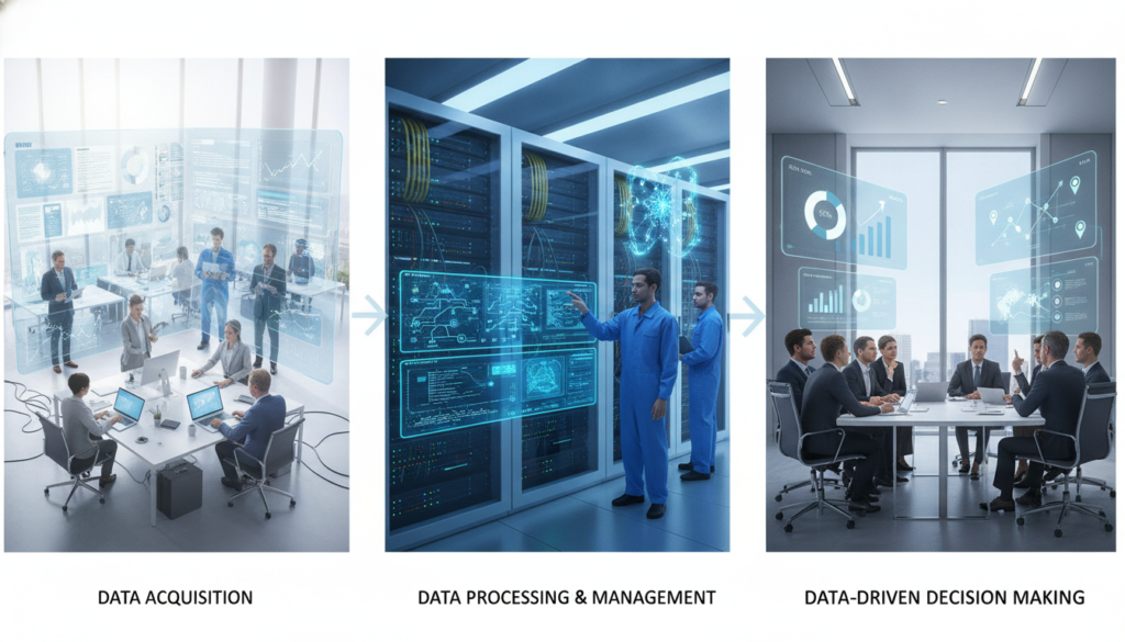 découvrez les 3 étapes clés pour valoriser efficacement les données au sein de votre entreprise et transformer l'information en avantage stratégique.