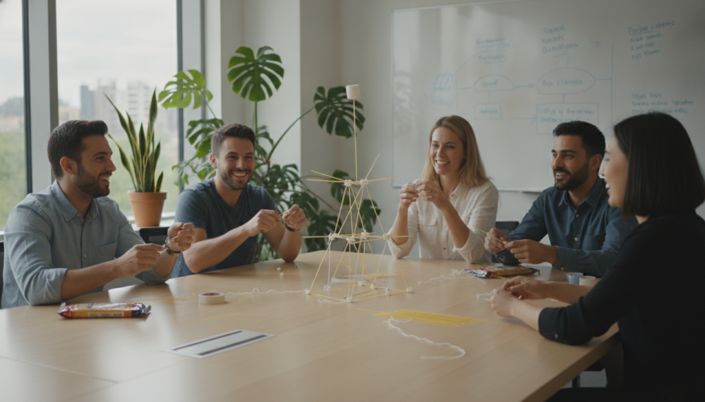 découvrez comment le marshmallow challenge peut stimuler la collaboration et renforcer l'esprit d'équipe dans votre organisation.