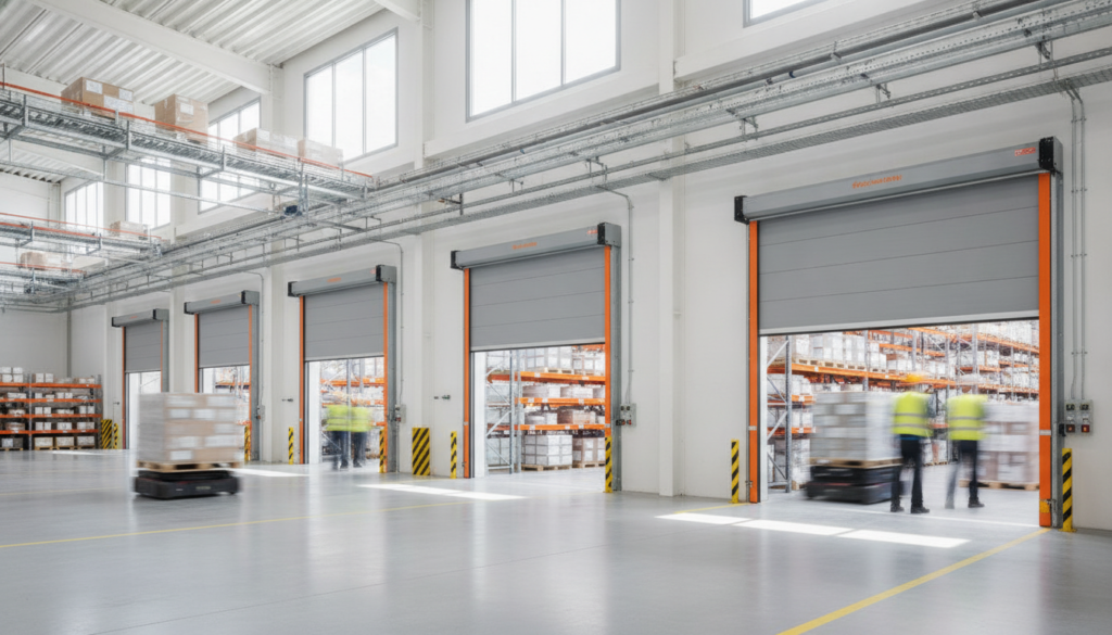 découvrez comment les portes souples à enroulement rapide peuvent optimiser vos flux industriels en améliorant la sécurité, l'efficacité et la productivité de vos installations.