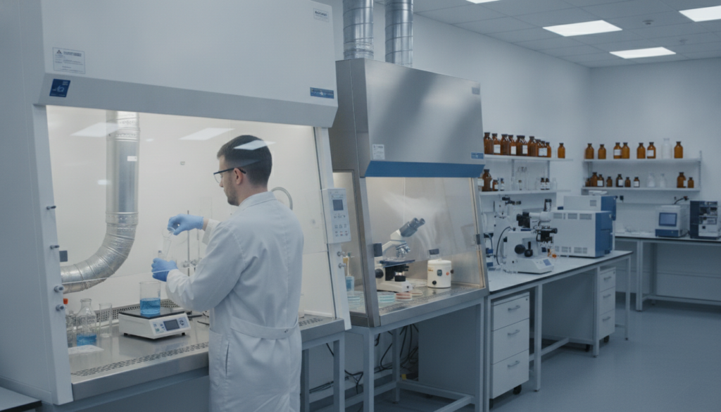 découvrez ce que sont les hottes de laboratoire et les flux laminaires, leurs fonctions essentielles pour assurer la sécurité et la propreté dans les environnements de travail scientifique.